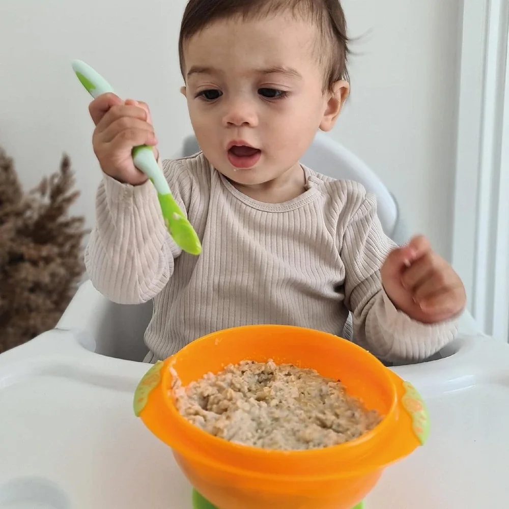 Nuby‎ BPA-Free Baby Weaning Spoons 12pk – Long Handle, Colorful, Easy Hold